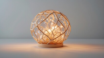 Interior design table light bulb lamp dome shape