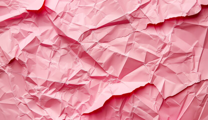 Artistic pink paper with a textured outline in a fragmented style - obrazy, fototapety, plakaty