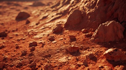 Red Martian Landscape