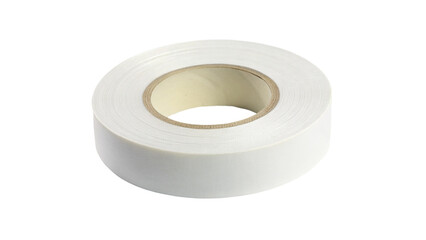 White double sided adhesive . isolated on transparent background.
