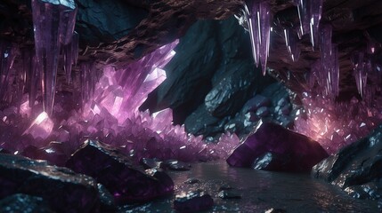 Purple Crystal Cave