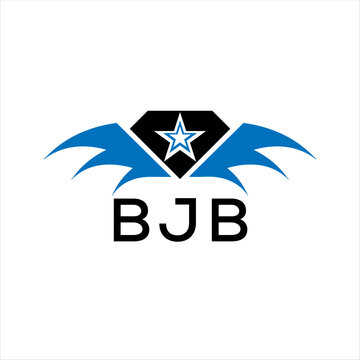 BJB letter logo. technology icon blue image on white background. BJB Monogram logo design for entrepreneur and business. BJB best icon.	
