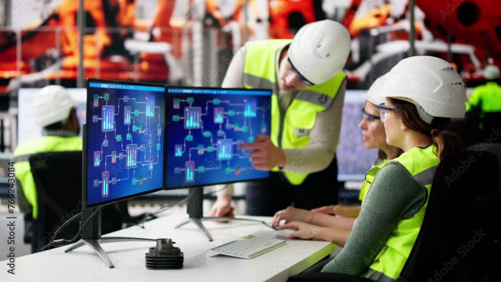 Poster Engineer Operators Using Scada System