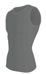 Grey tight jersey. vector illustration