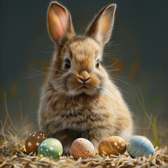 easter bunny - obrazy, fototapety, plakaty