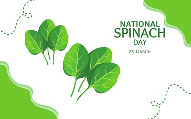 SIMPLE NATIONAL SPINACH DAY TEMPLATE DESIGN  