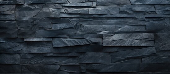 A black wall covered in various paper pieces