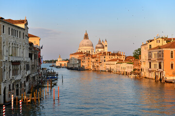 Fototapeta premium View of the Basilica of Santa Maria della Salute, Venice, Italy