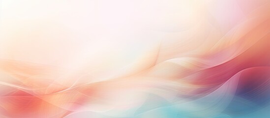 Fototapeta premium Soft wave abstract background with blurry colors