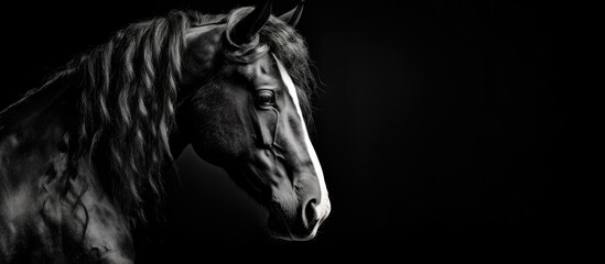 Swiss Stallion in Monochrome
