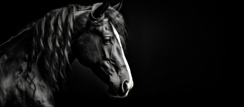 Swiss Stallion in Monochrome
