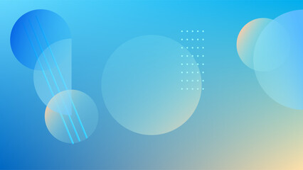ABSTRACT BLUE GRADIENT MESH BACKGROUND SMOOTH LIQUID COLORFUL BLURRED DESIGN WITH GEOMETRIC SHAPES VECTOR TEMPLATE GOOD FOR MODERN WEBSITE, WALLPAPER, COVER DESIGN 
