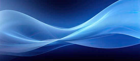 Abstract background with blue wave