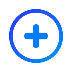 Fototapeta premium Medical Plus icon vector silhouette graphic element symbol clipart illustration on a Transparent Background