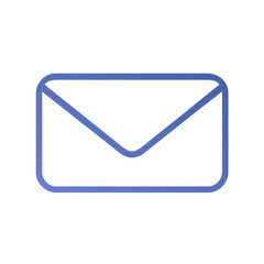 Email icon vector symbol element illustration on a Transparent Background