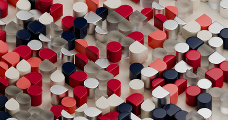 geometric shapes abstract background