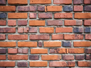 Fototapeta premium Varied Brick Texture: Rich in Tones and Marks. generative AI