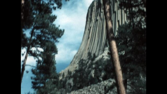Devil's Tower National Monument 1970 - Visiting Devil's Tower National Monument in Wyoming, 1970. 