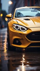 Fototapeta premium A close up of a sports car