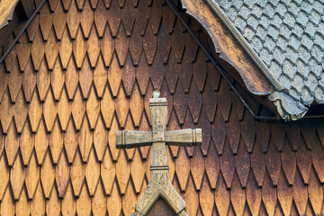 Heddal Stave Church is a parish church built out of wood.