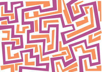 Abstract background with irregular geometric lines pattern