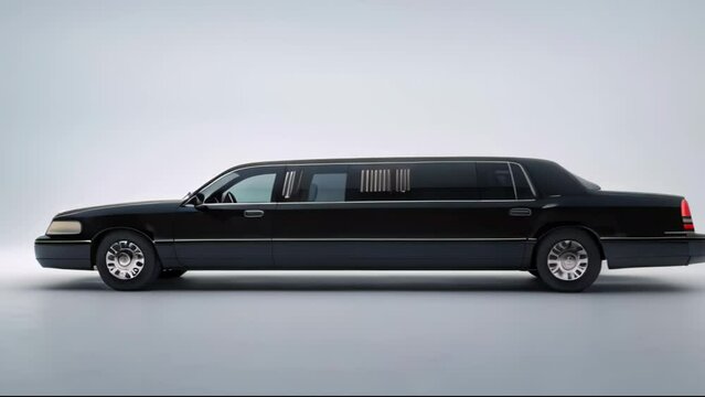 simple symbol of company limousine