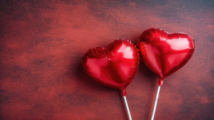 Minimalist valentine's day or wedding card banner background