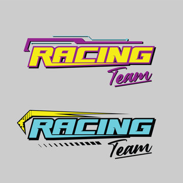 Sports stripes, car stickers. Racing decals for tunin