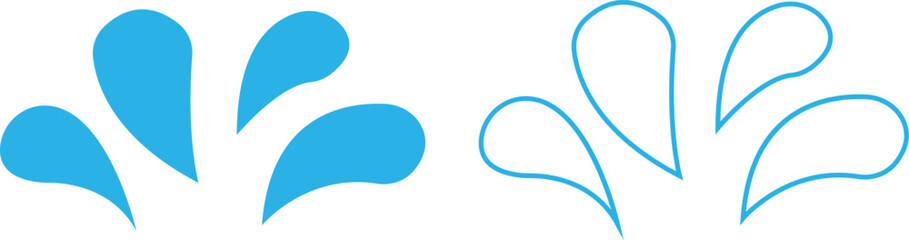 Water drops. Cartoon tears, nature splash elements. Isolated transparent background raindrop or sweat, wet droplets of dew shapes collection aqua vector set of silhouette droplet, drop liquid icons.