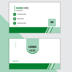 modern creative business card design template.