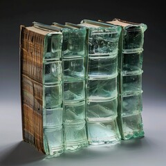 books made out of glass
