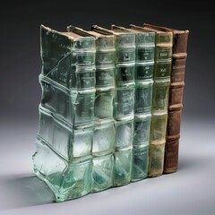books made out of glass