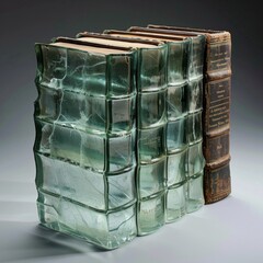 books made out of glass