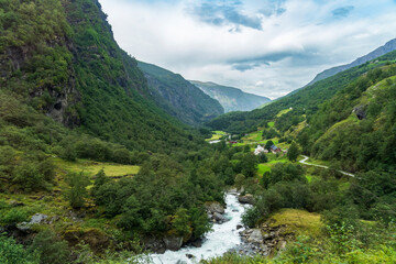 The Valleys near Flaam Flam from the Myrdal to Flam Railway - 764274410