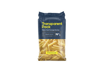 Penne Pasta Package Mockup