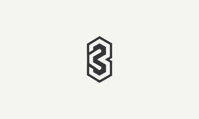 Obraz premium initials letter BC monogram simple logo design vector illustration