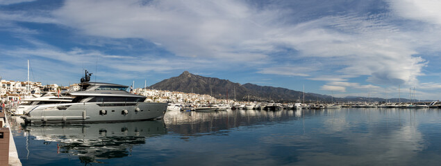Puerto Banús, one of the most recognized luxury ports in the world, within the municipality of...