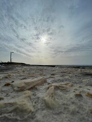 sunset on the beach