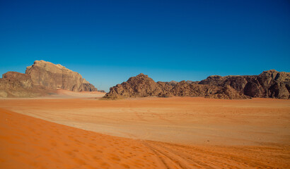 Wadi Rum Jordan desert