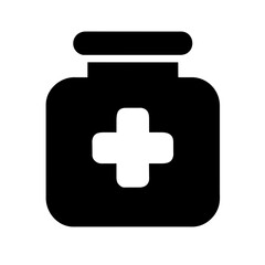 Obraz premium medicine symbol icon vector illustration