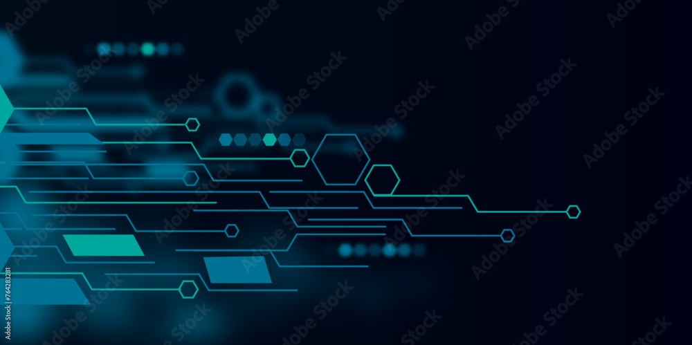 Aufkleber circuit board background design. abstract circuit board futuristic technology processing background.