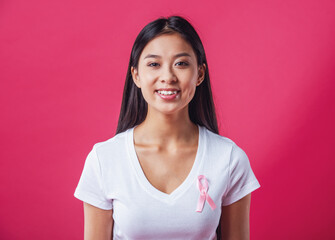 Woman against breast cancer