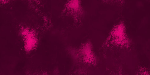 Abstract grunge texture. Dark pink magenta texture. Colorful background with glitter space, dots, and stars. Beautiful watercolor background. 