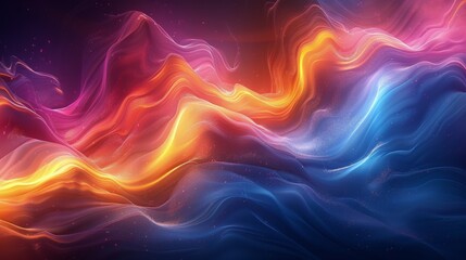 Vibrant Colorful Wave