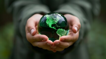 save the planet hold it in your hands