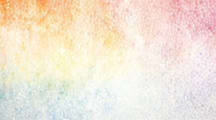 Warm to Cool Spectrum Watercolor Dots Gradient Background, Orange, Blue and Pink Soft  Paint Splash 