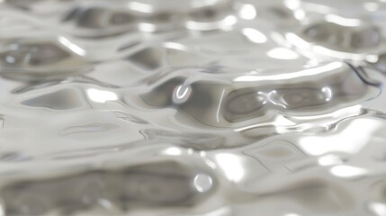 a close up of a shiny surface with a lot of drops of water on the top of the surface and the bottom of the surface.