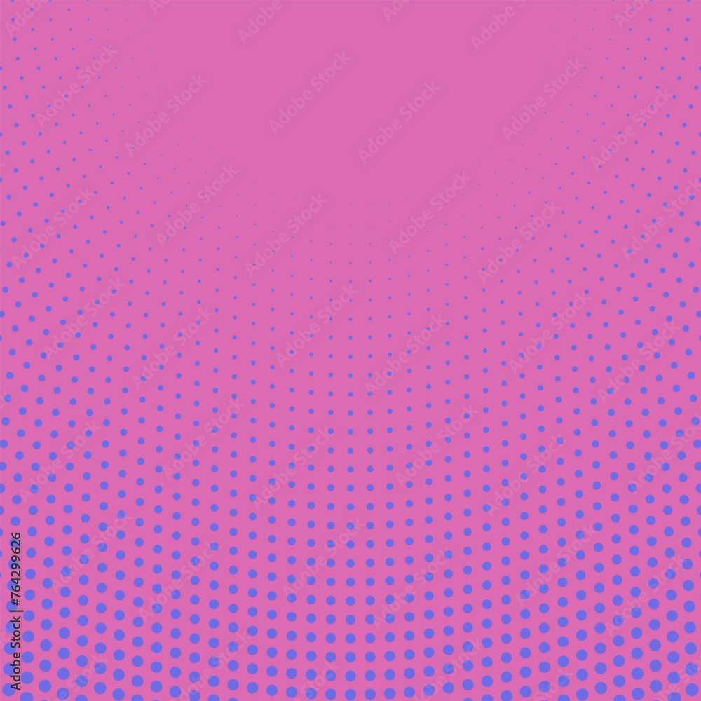 Poster halftone circle pattern background - abstract vector graphic design from small dots