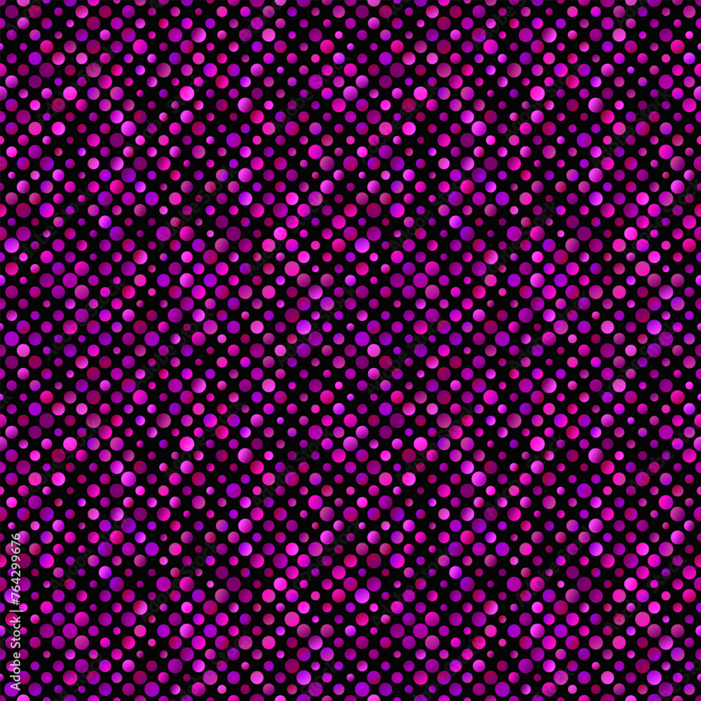 Aufkleber geometrical seamless dot pattern background - abstract vector graphic with gradient dots