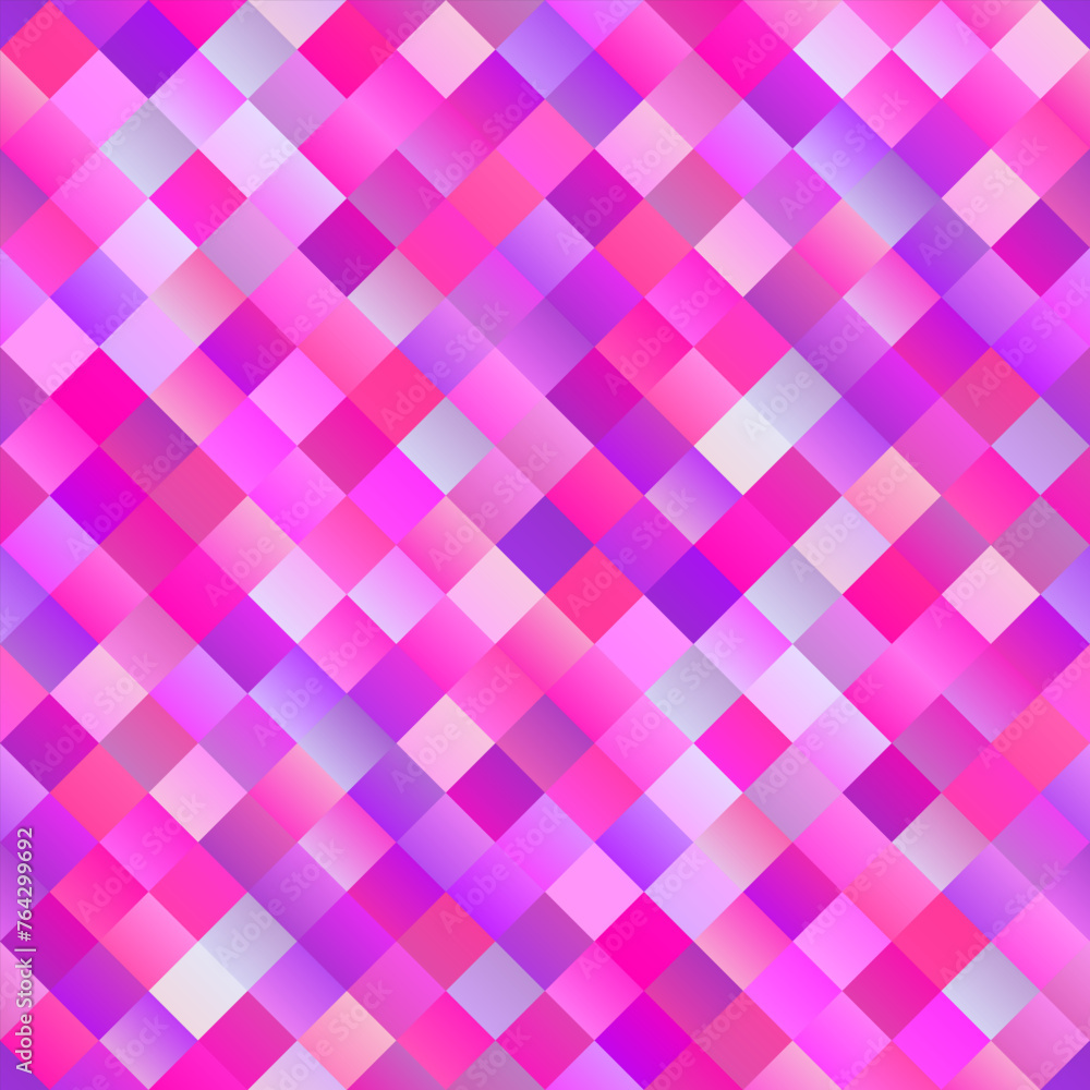 Poster geometrical gradient abstract square pattern background - geometric vector design